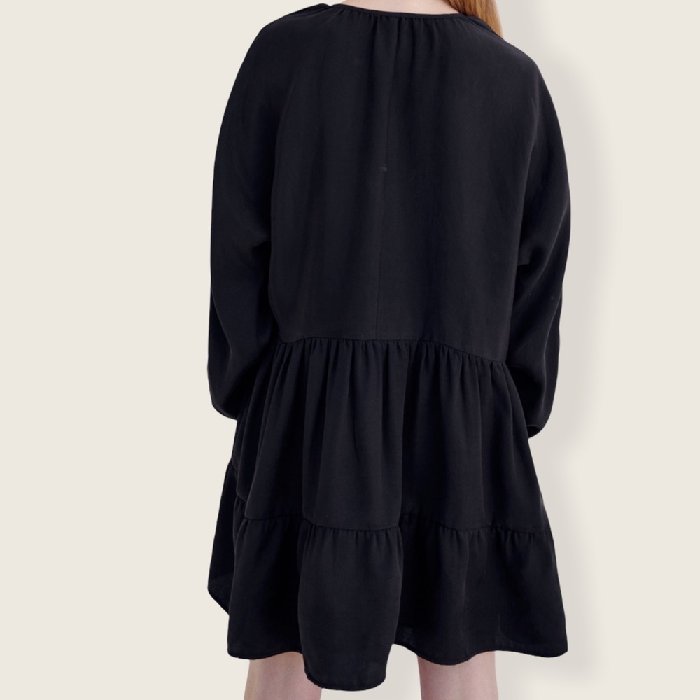 🖤Zara Black Long Sleeve Dress - Picture 3 of 14